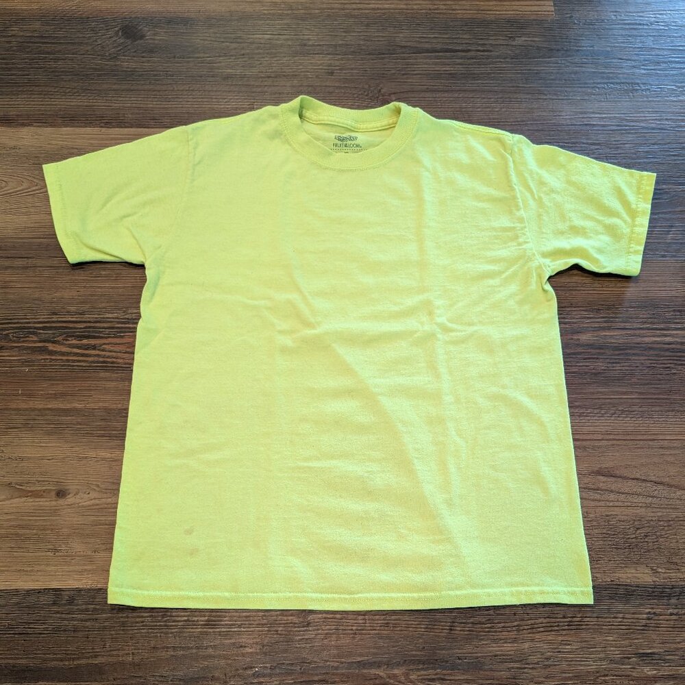 Fruit of the Loom Kids Neon Yellow T-Shirt
